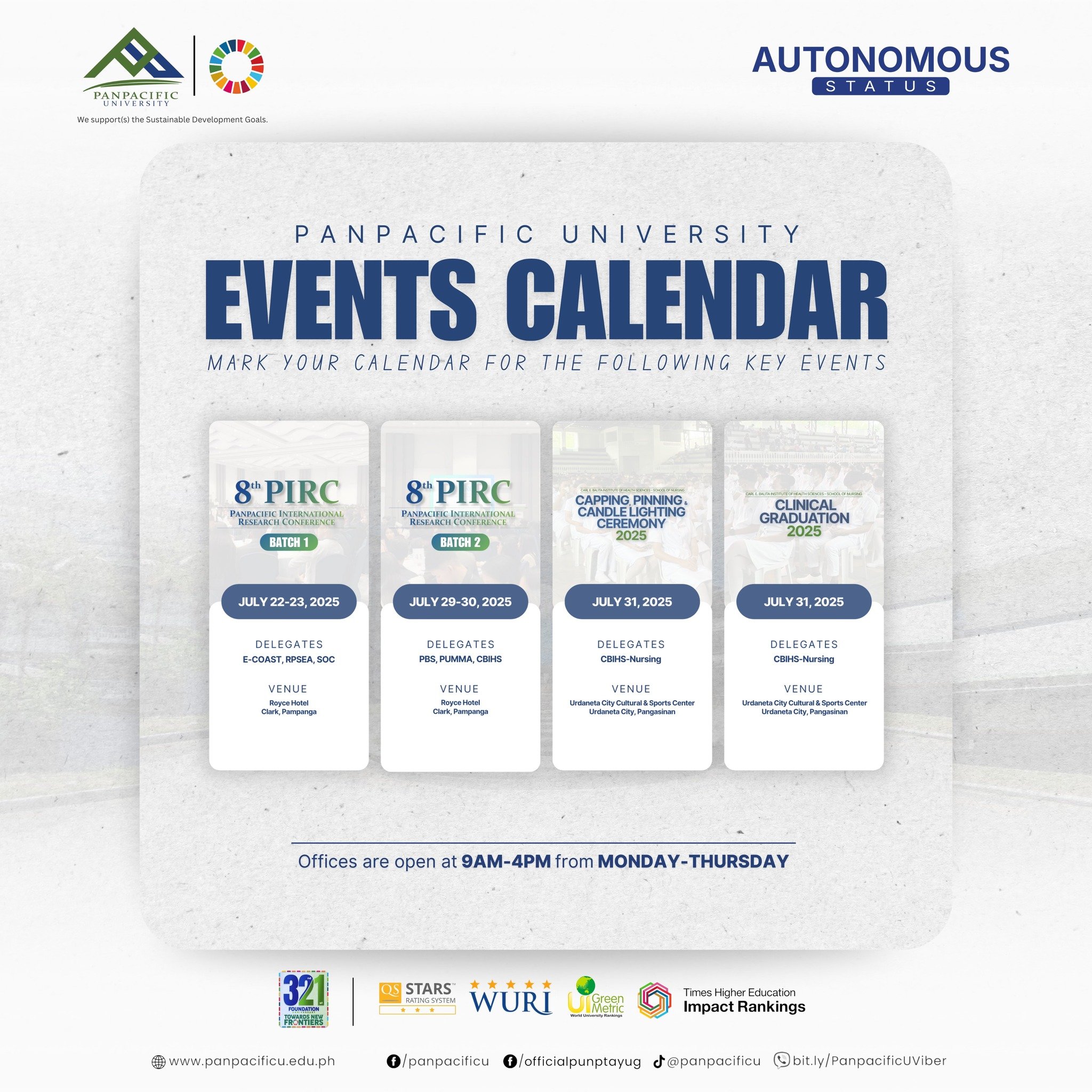 𝐌𝐚𝐫𝐤 𝐘𝐨𝐮𝐫 𝐂𝐚𝐥𝐞𝐧𝐝𝐚𝐫𝐬!