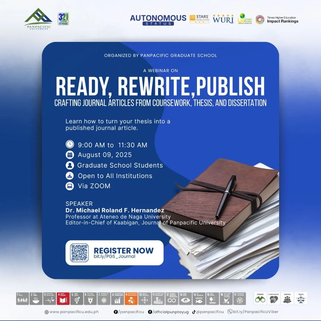 [READY, REWRITE, PUBLISH] [PANPACIFIC GRADUATE SCHOOL]