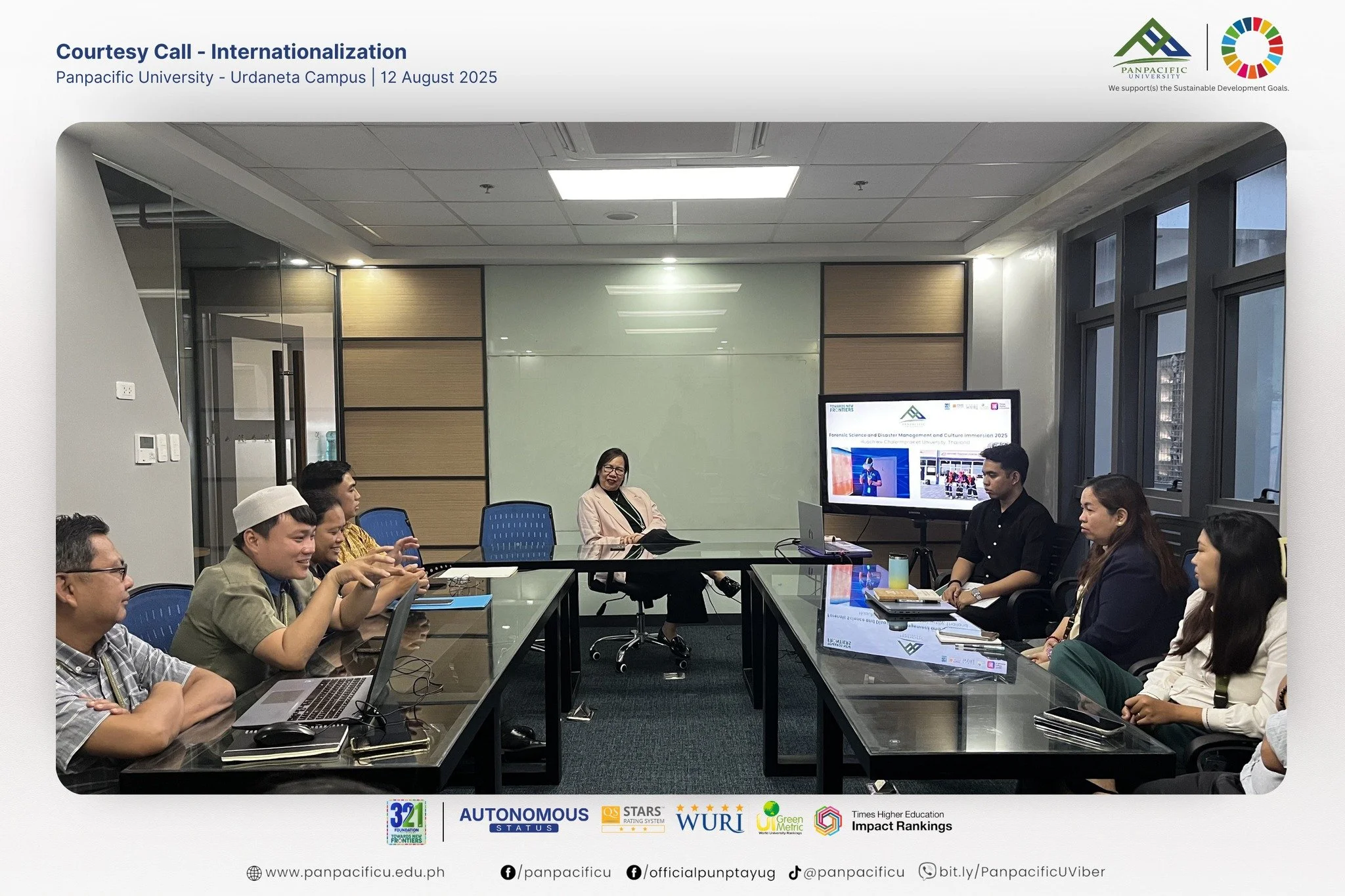 [INTERNATIONALIZATION] [COURTESY CALL]