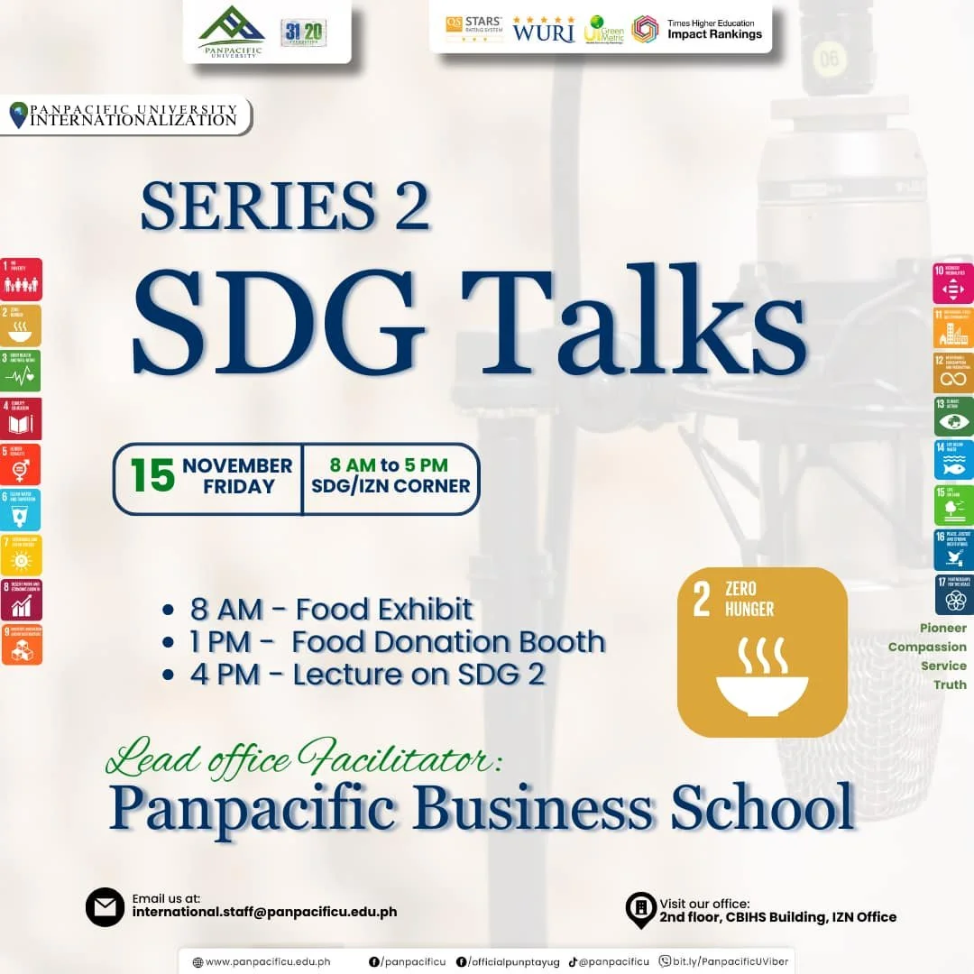 [SDG TALKS] [SERIES 2: ZERO HUNGER]
