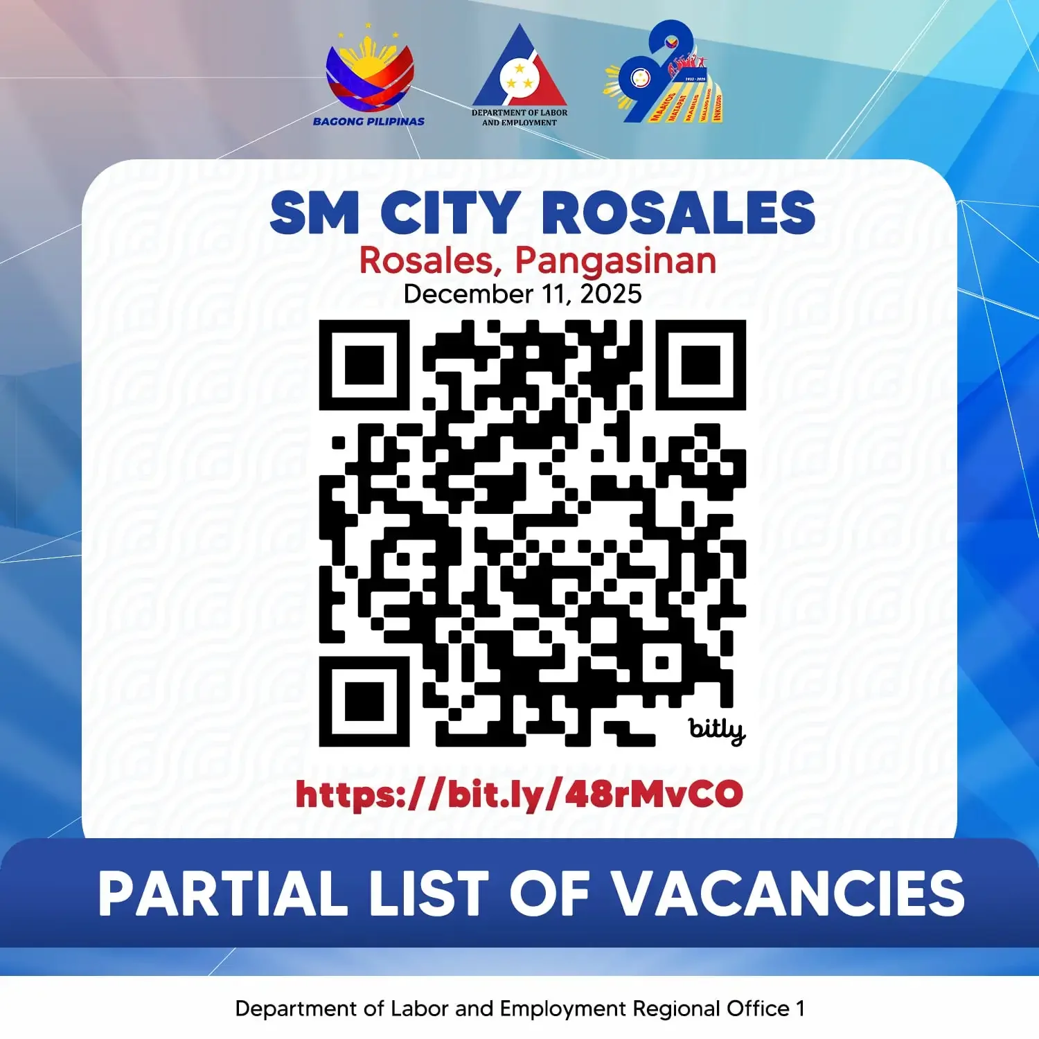 [PUBLIC SERVICE ANNOUNCEMENT] [JOB PLACEMENT OFFICE]