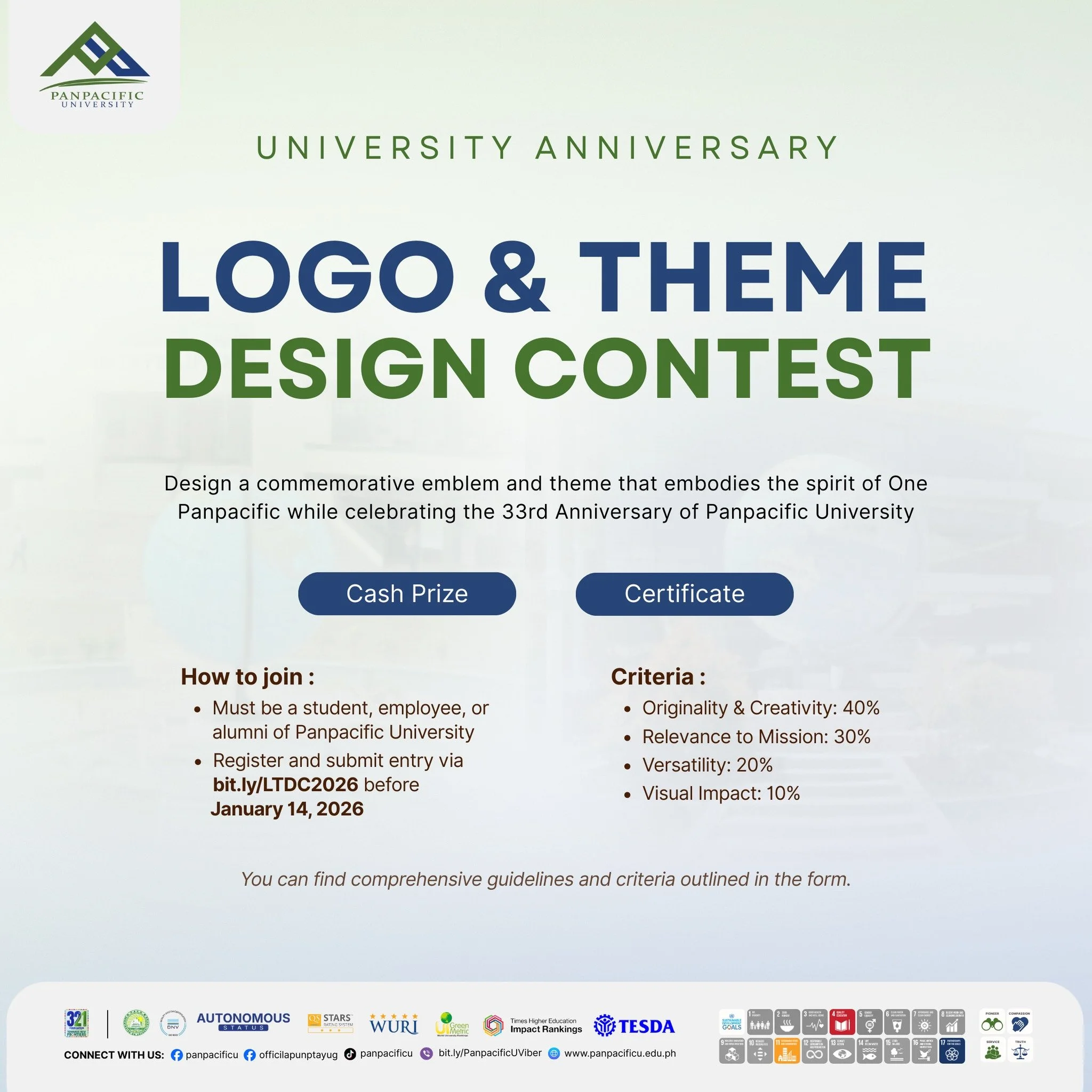 [LOGO &amp; THEME DESIGN CONTEST 2026]