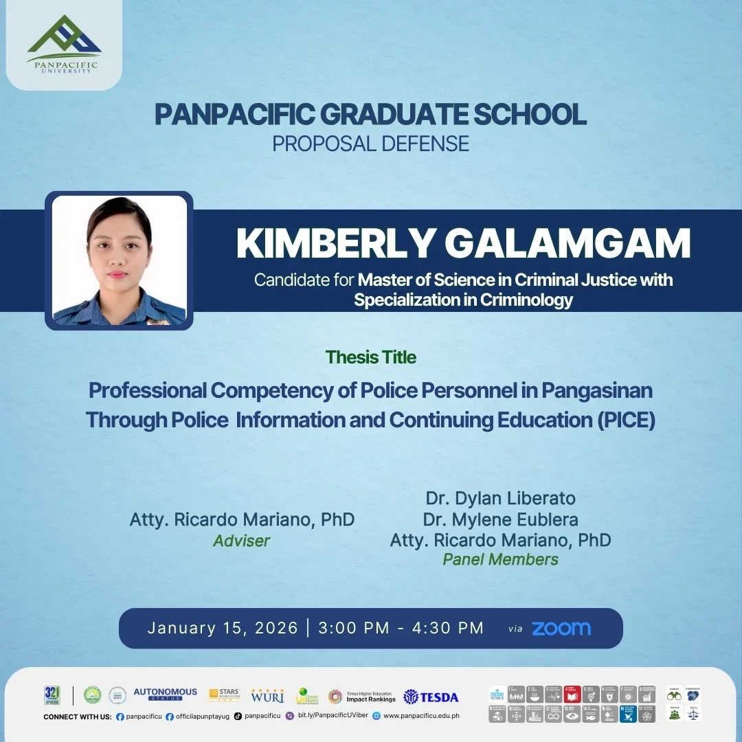 [PANPACIFIC GRADUATE SCHOOL]