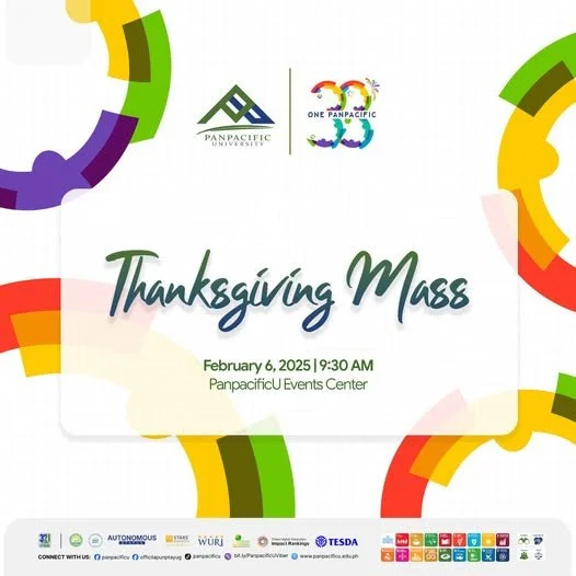 [THANKSGIVING MASS] [33RD ANNIVERSARY]