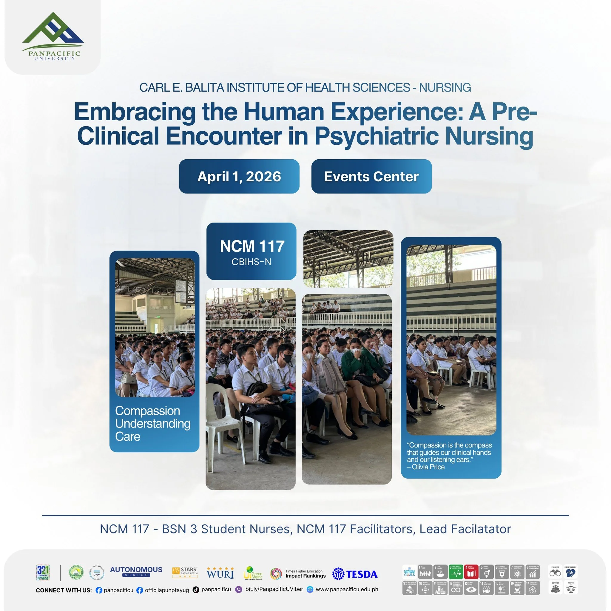 [CBIHS-N] [EMBRACING THE HUMAN EXPERIENCE]