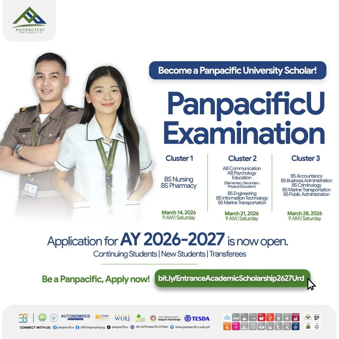 [PANPACIFIC UNIVERSITY EXAMINATION]
