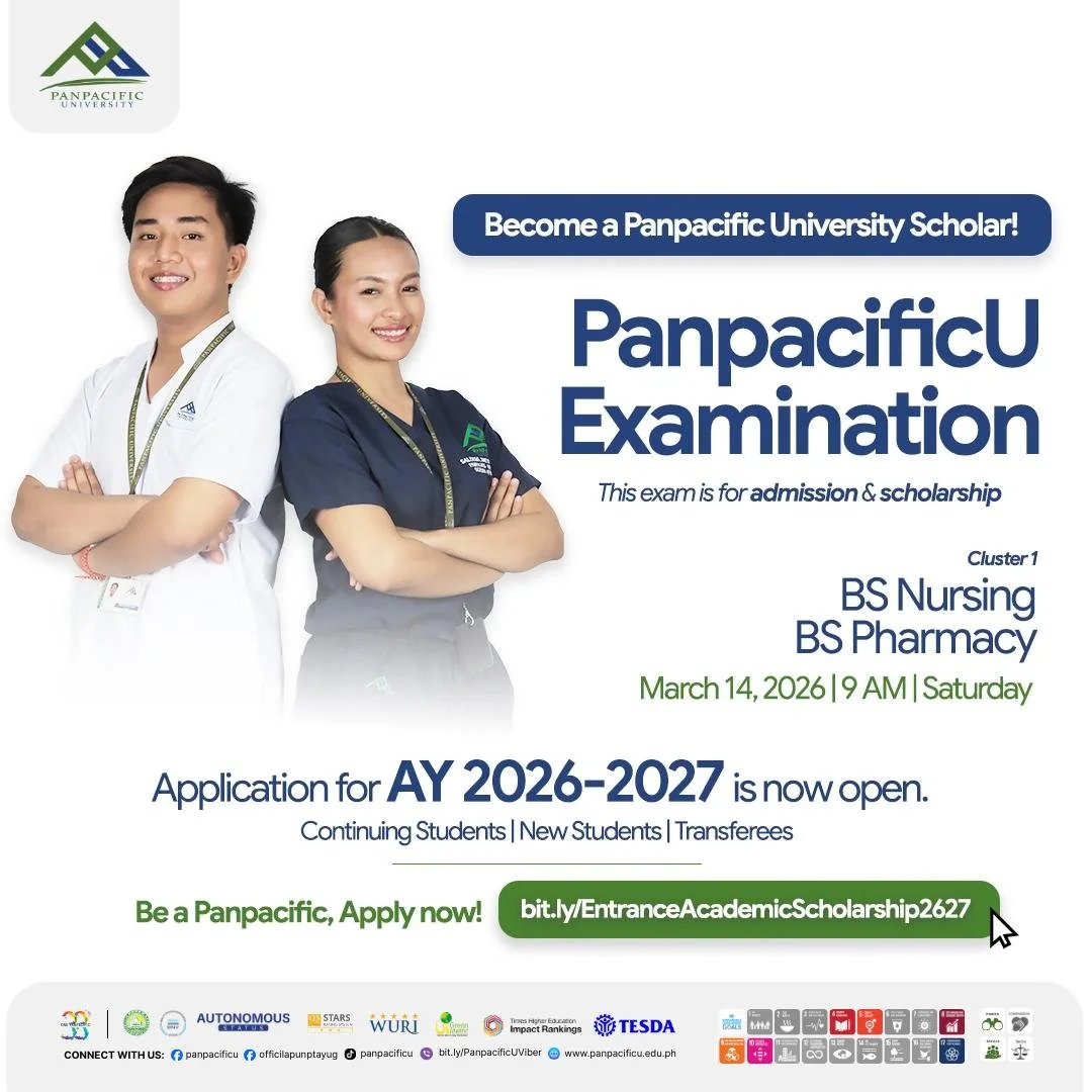 [PANPACIFICU EXAMINATION] [ADMISSION] [SCHOLARSHIP]