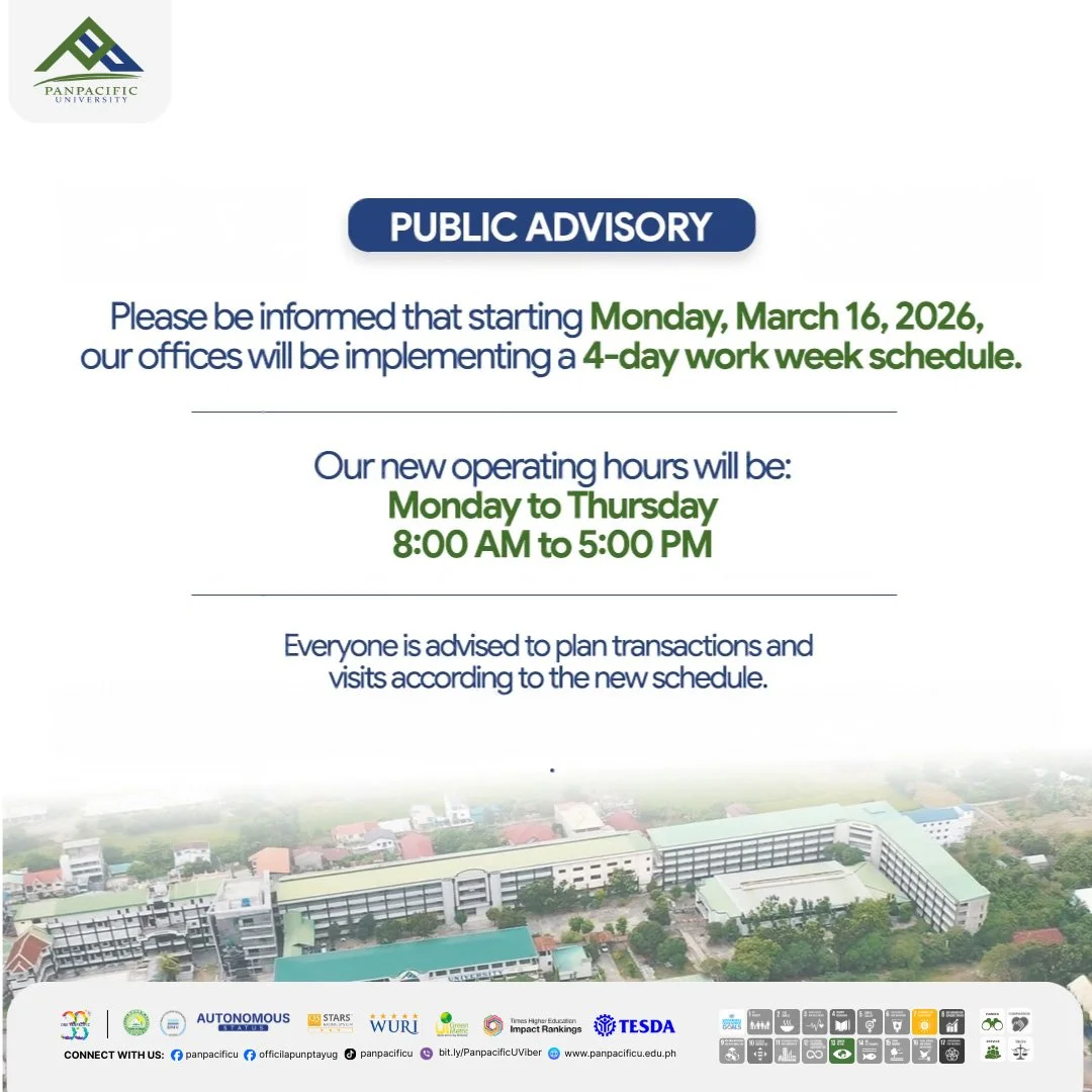 [PUBLIC ADVISORY]