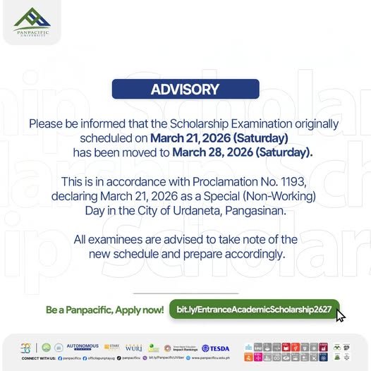 [SCHOLARSHIP EXAMINATION]