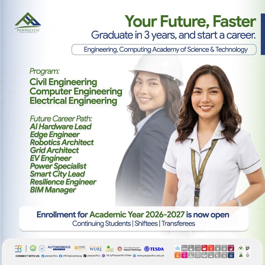 𝐁𝐮𝐢𝐥𝐝 𝐭𝐡𝐞 𝐟𝐮𝐭𝐮𝐫𝐞 𝐰𝐢𝐭𝐡 𝐄𝐧𝐠𝐢𝐧𝐞𝐞𝐫𝐢𝐧𝐠 𝐚𝐭 𝐏𝐚𝐧𝐩𝐚𝐜𝐢𝐟𝐢𝐜 𝐔𝐧𝐢𝐯𝐞𝐫𝐬𝐢𝐭𝐲