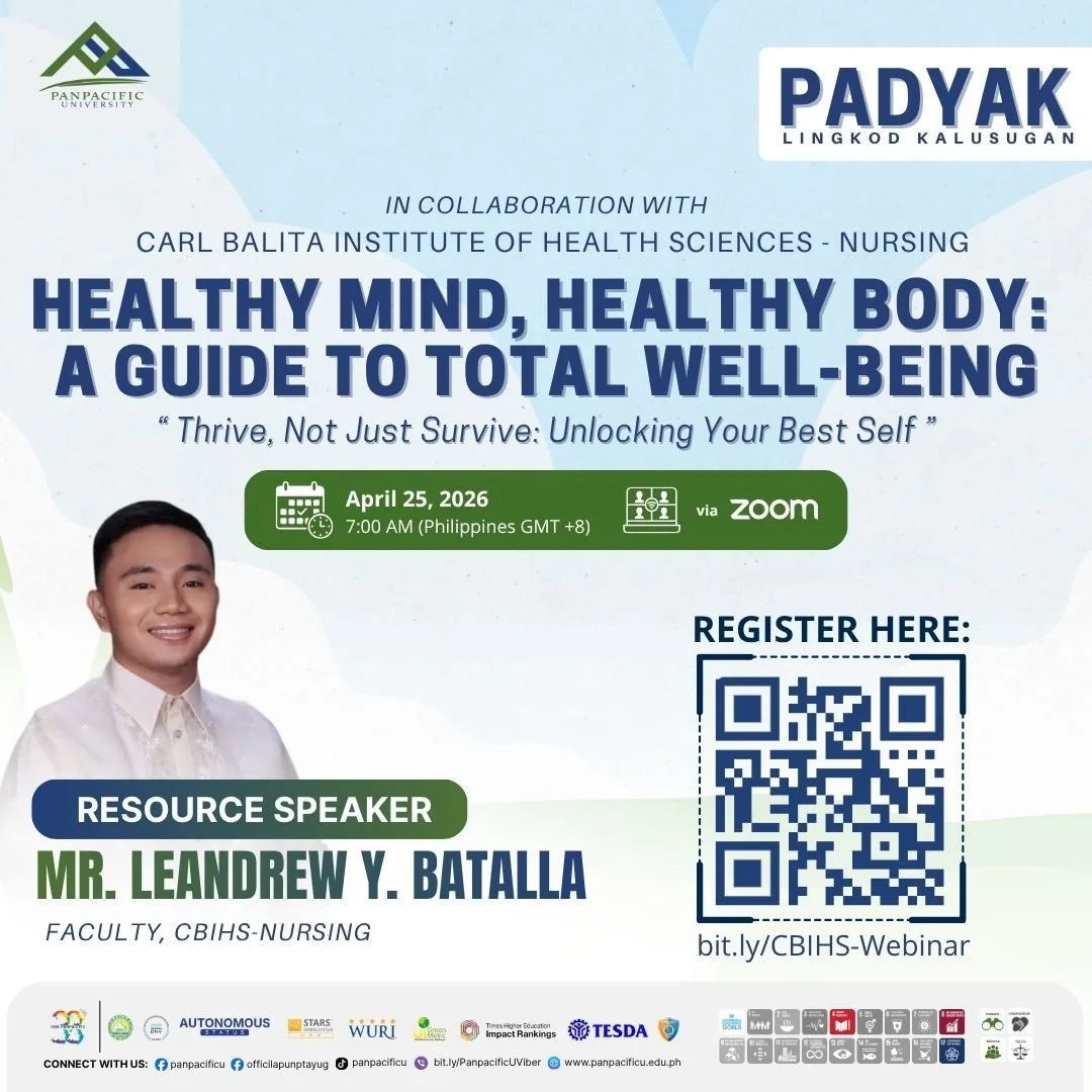 [CBIHS-NURSING][PADYAK][WEBINAR]