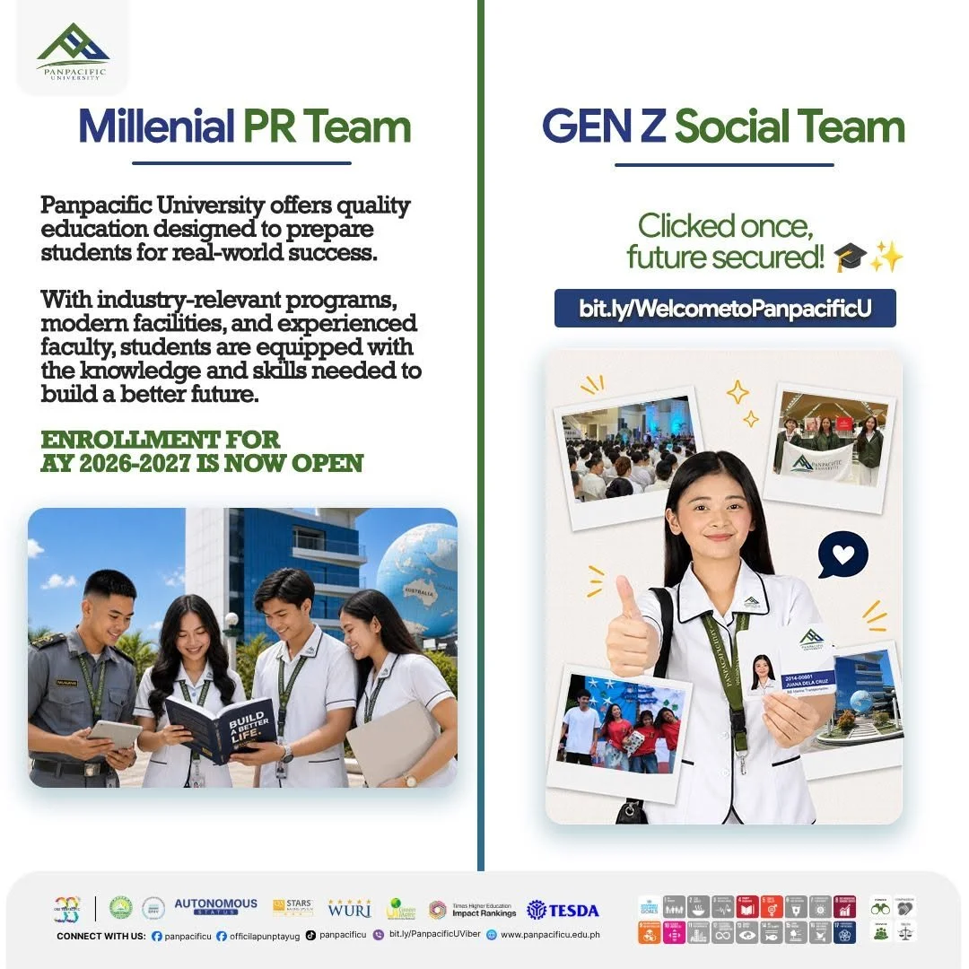 Enrollment for AY 2026 to 2027 is now open