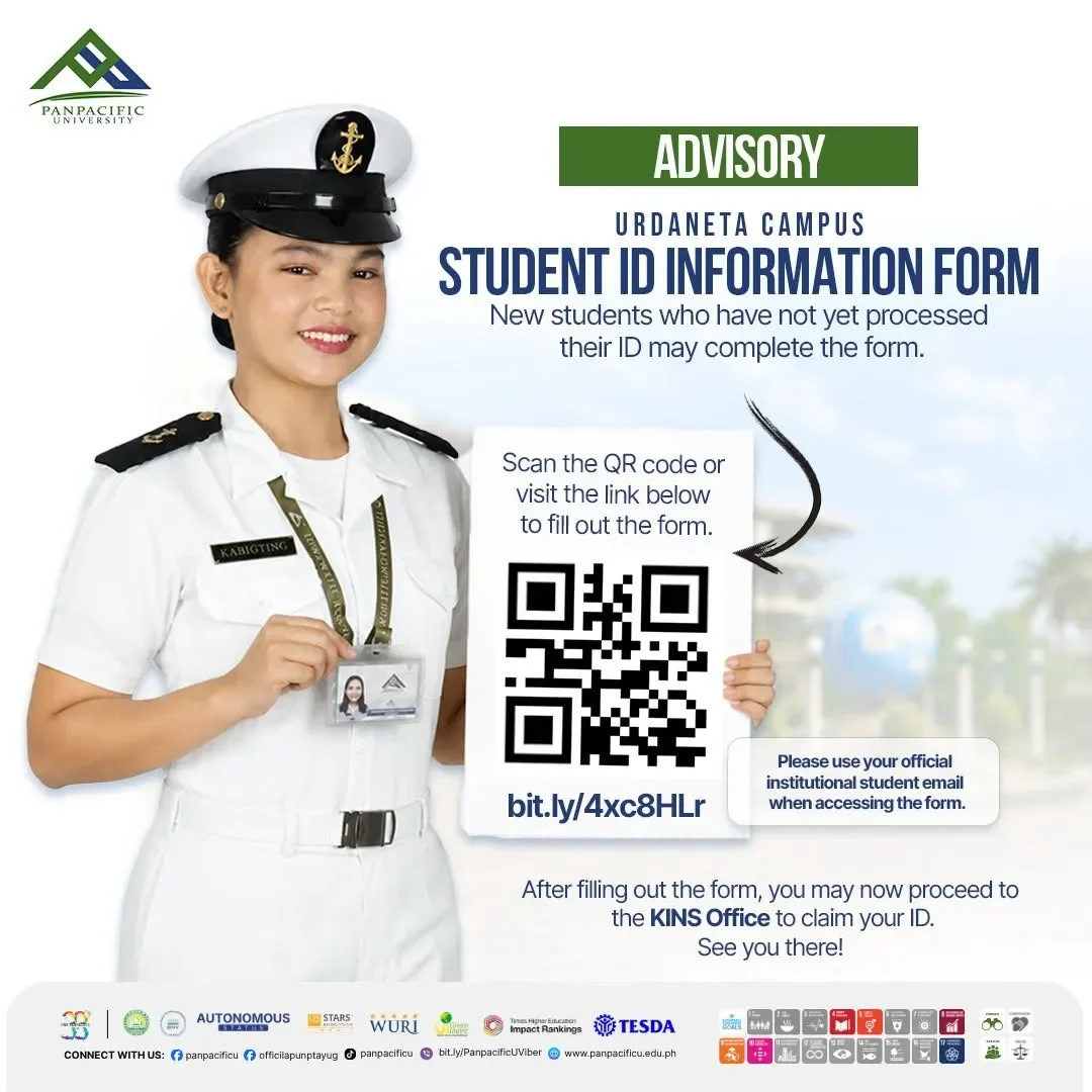 URDANETA CAMPUS: STUDENT ID INFORMATION FORM
