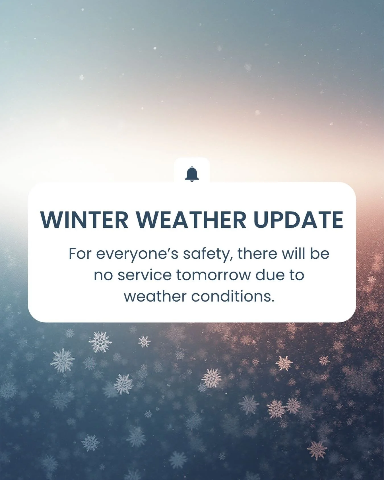 Garden City family, for everyone&rsquo;s safety, we&rsquo;re canceling tomorrow&rsquo;s service due to the winter storm. Praying you all stay safe and warm this weekend!