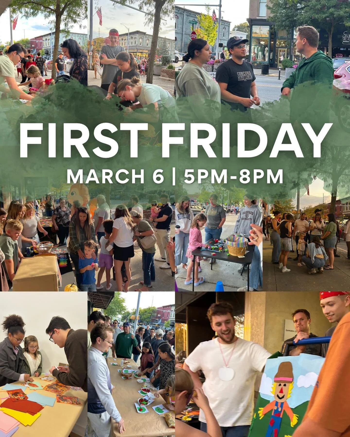 Join us this Friday, March 6 for Downtown Goshen&rsquo;s First Friday as we step into our community and share the love of Jesus.

This outreach is a great opportunity to serve in practical, meaningful ways &mdash; helping with kids&rsquo; activities,