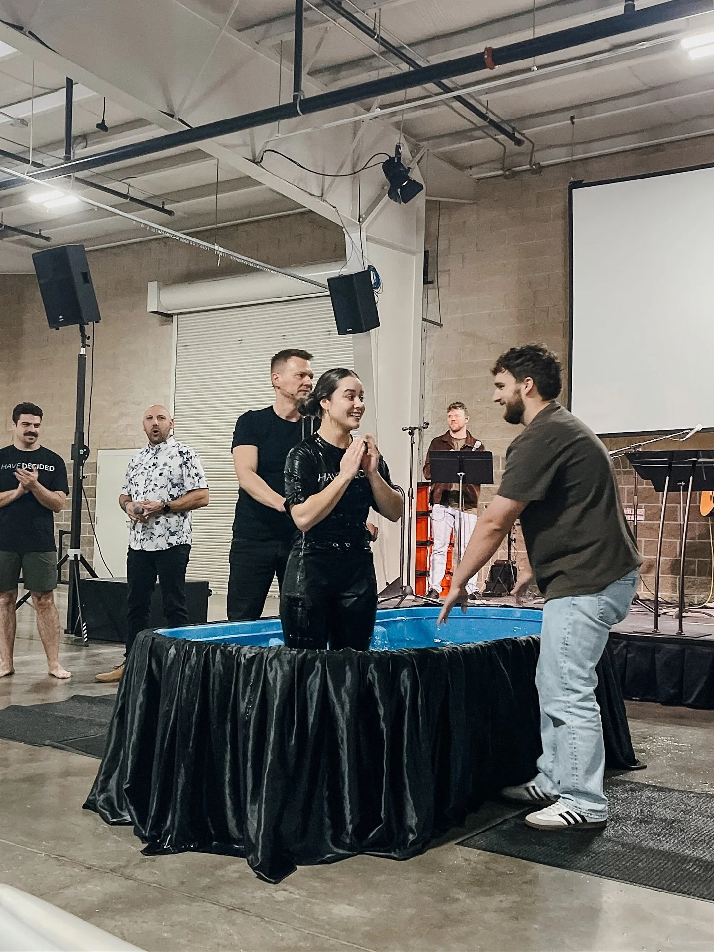 Celebrating new life in Jesus never gets old. 🤍

Lives changed. Faith made public. New life in Him&mdash;we&rsquo;re so grateful we got to share these moments with our Garden City family.

Join us at one of our weekly Prayer Gatherings! 
Monday &bul