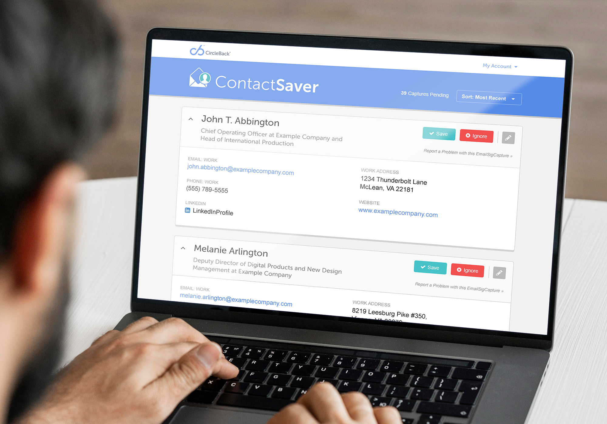 ContactSaver for Web