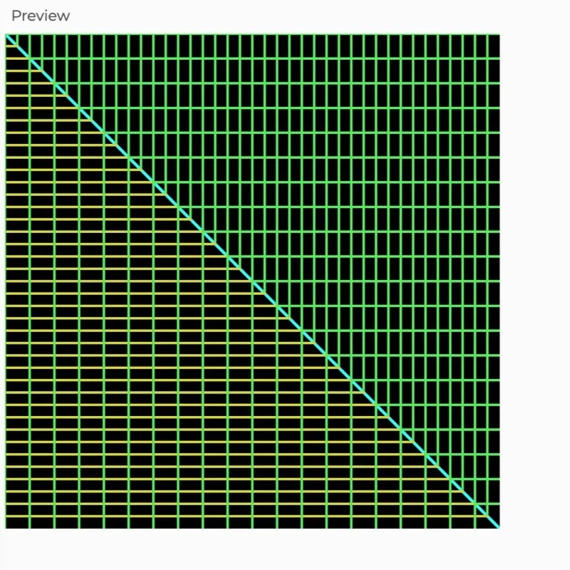 Grid // This is a static image I designed with coded lines. 