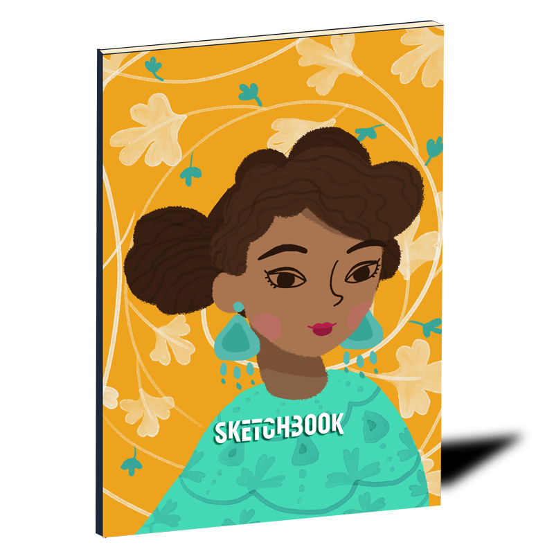 8.5 X 11 inches sketchbook 120 pages