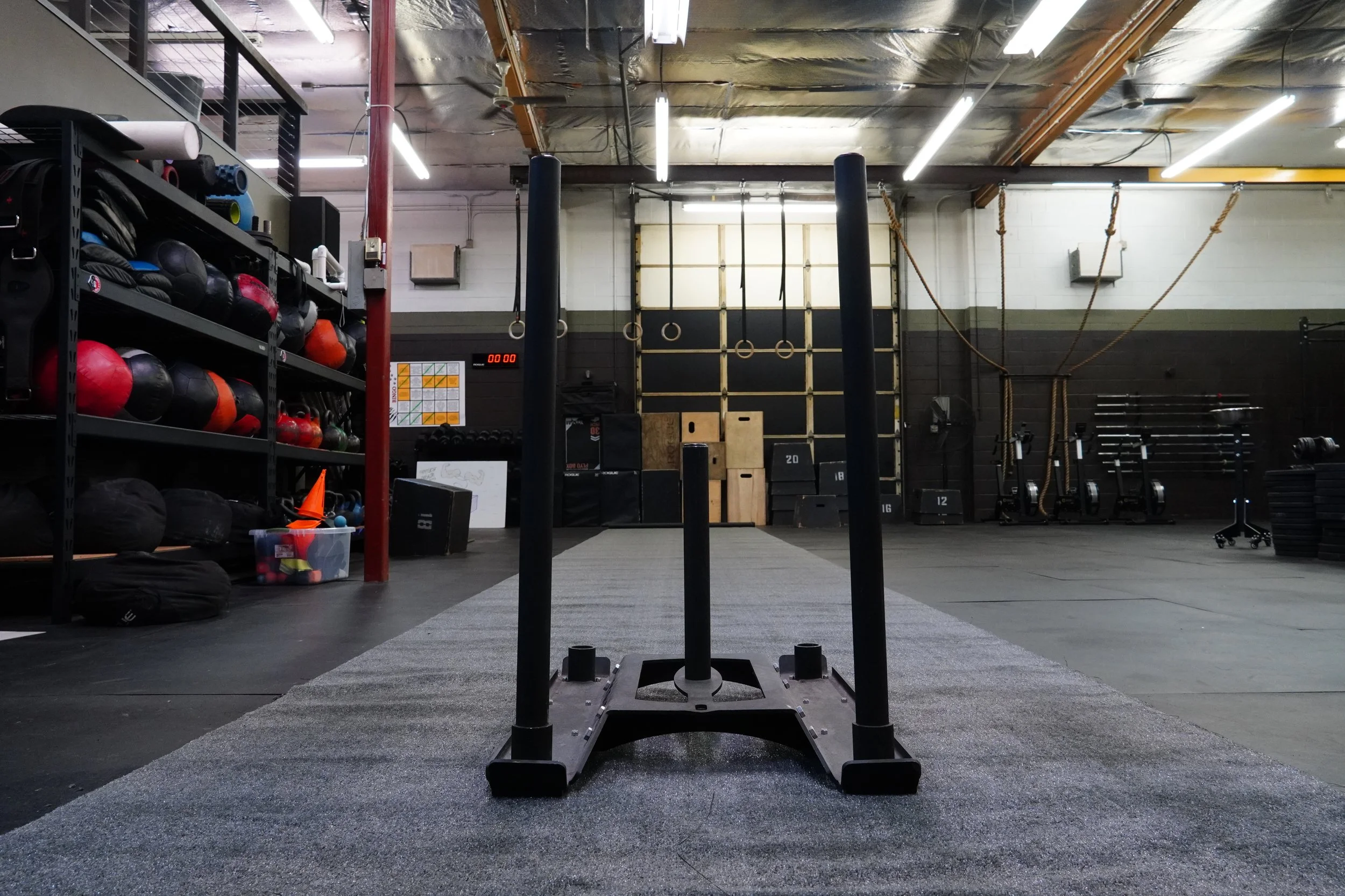 Turf to allow for sled push and pull 