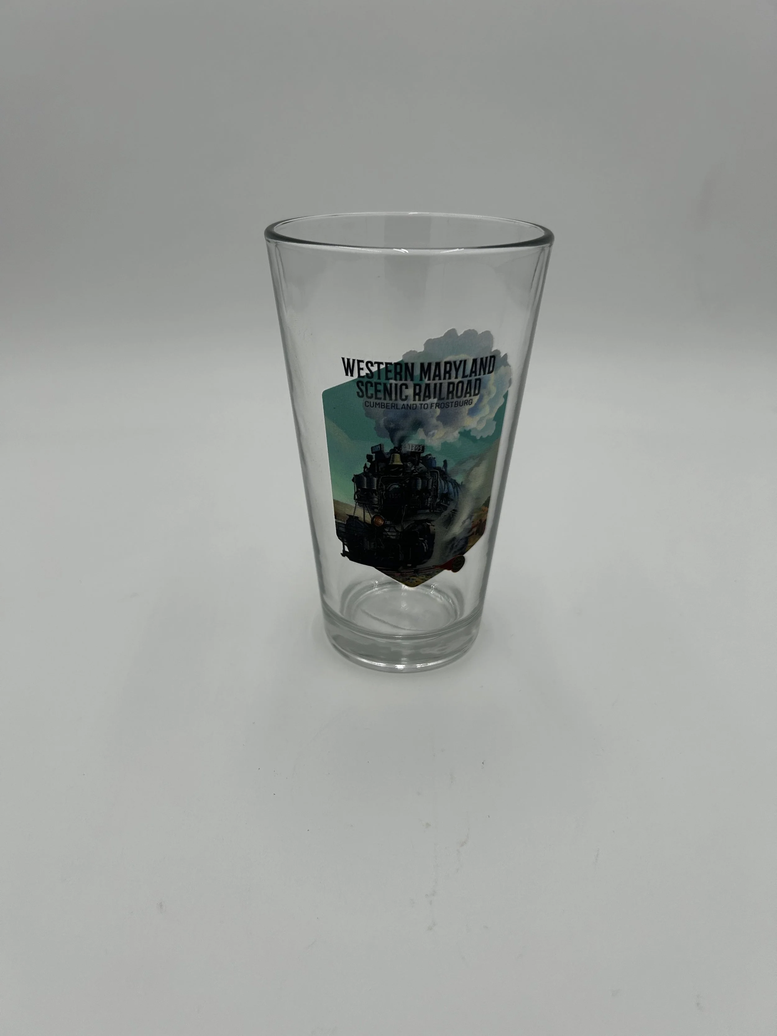 1309 Steam Engine Pint Glass