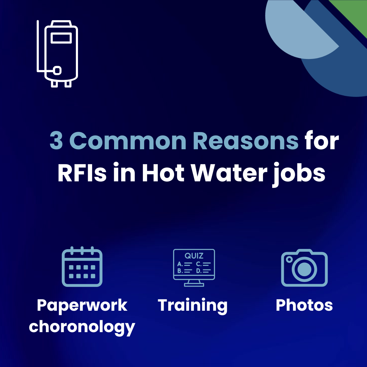 Resi Hot Water ESC Claims - How to get it right the first time