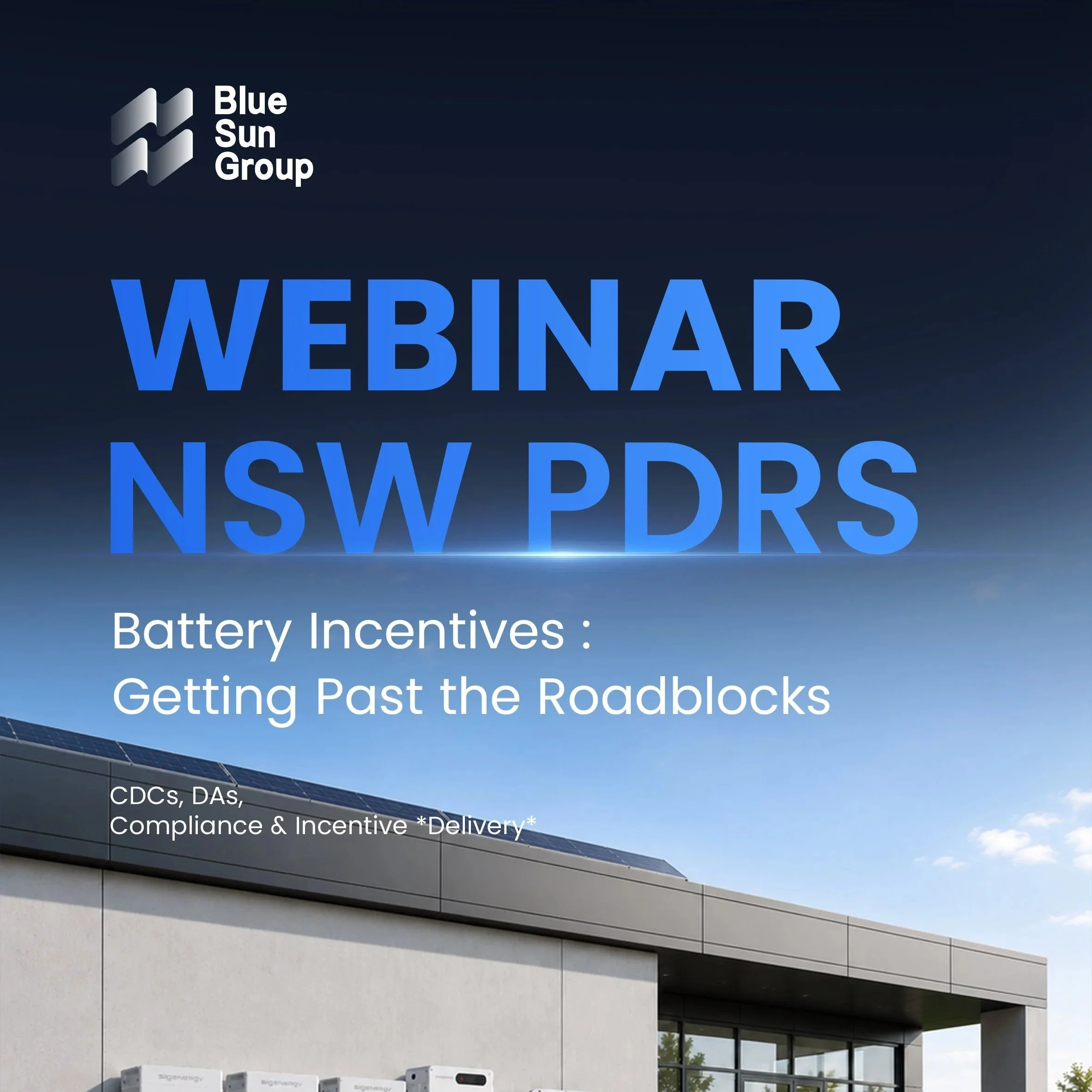 Free webinar: NSW PDRS Battery Incentives, Getting Past the Roadblocks