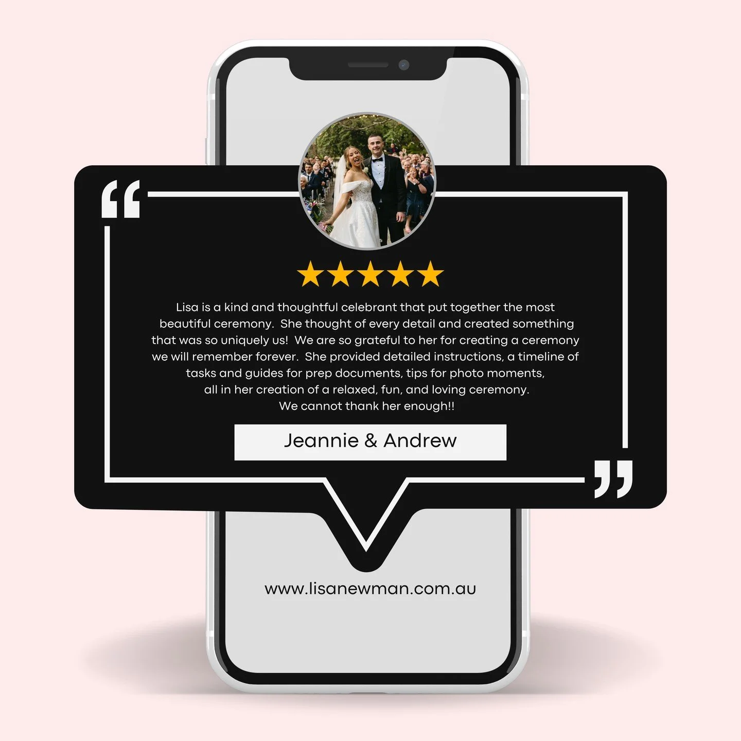 A week ago, I married these two who have been together since they were 15. When you know, you know!

Jeannie and Andrew are the epitome of happiness, and laughter featured prominently from Jeannie throughout the ceremony to Andrew. She was so natural