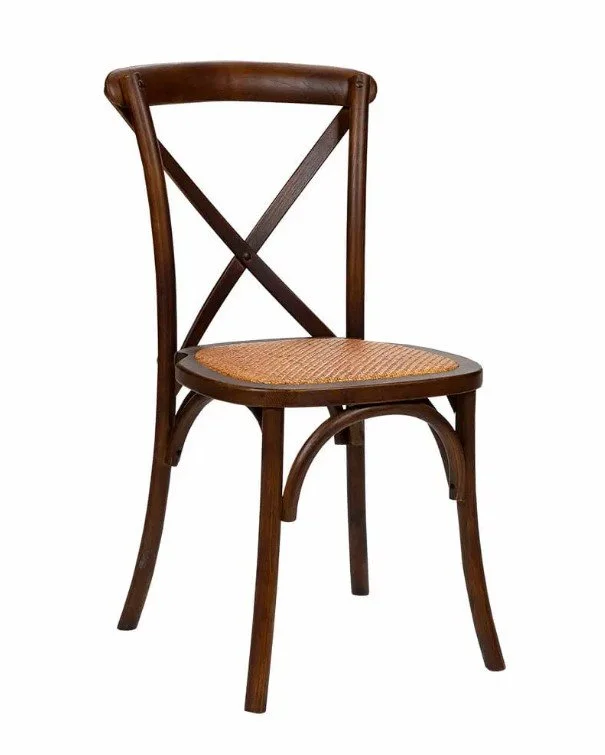 Walnut Cross back Signing Chairs