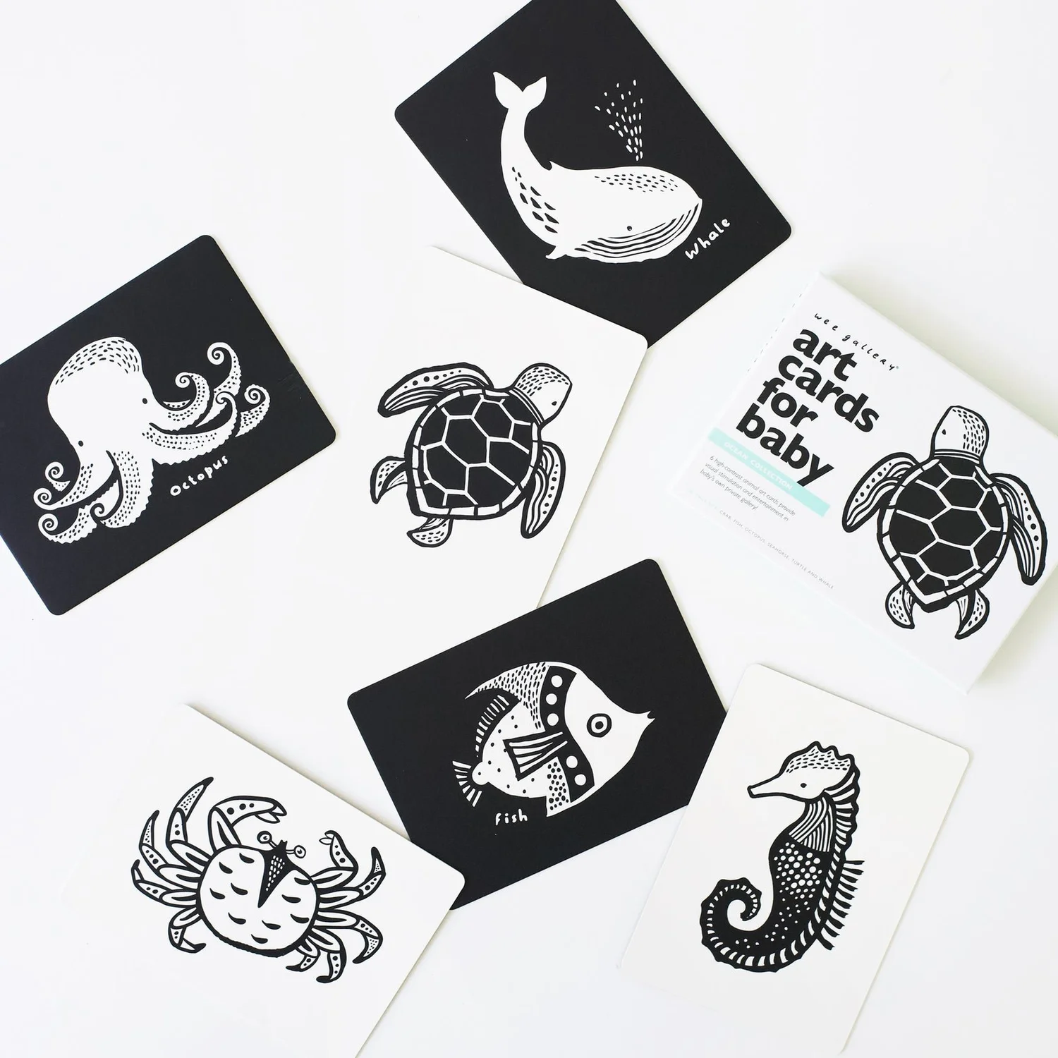 Wee Gallery Art Cards for Baby • Ocean Collection — J. Horton