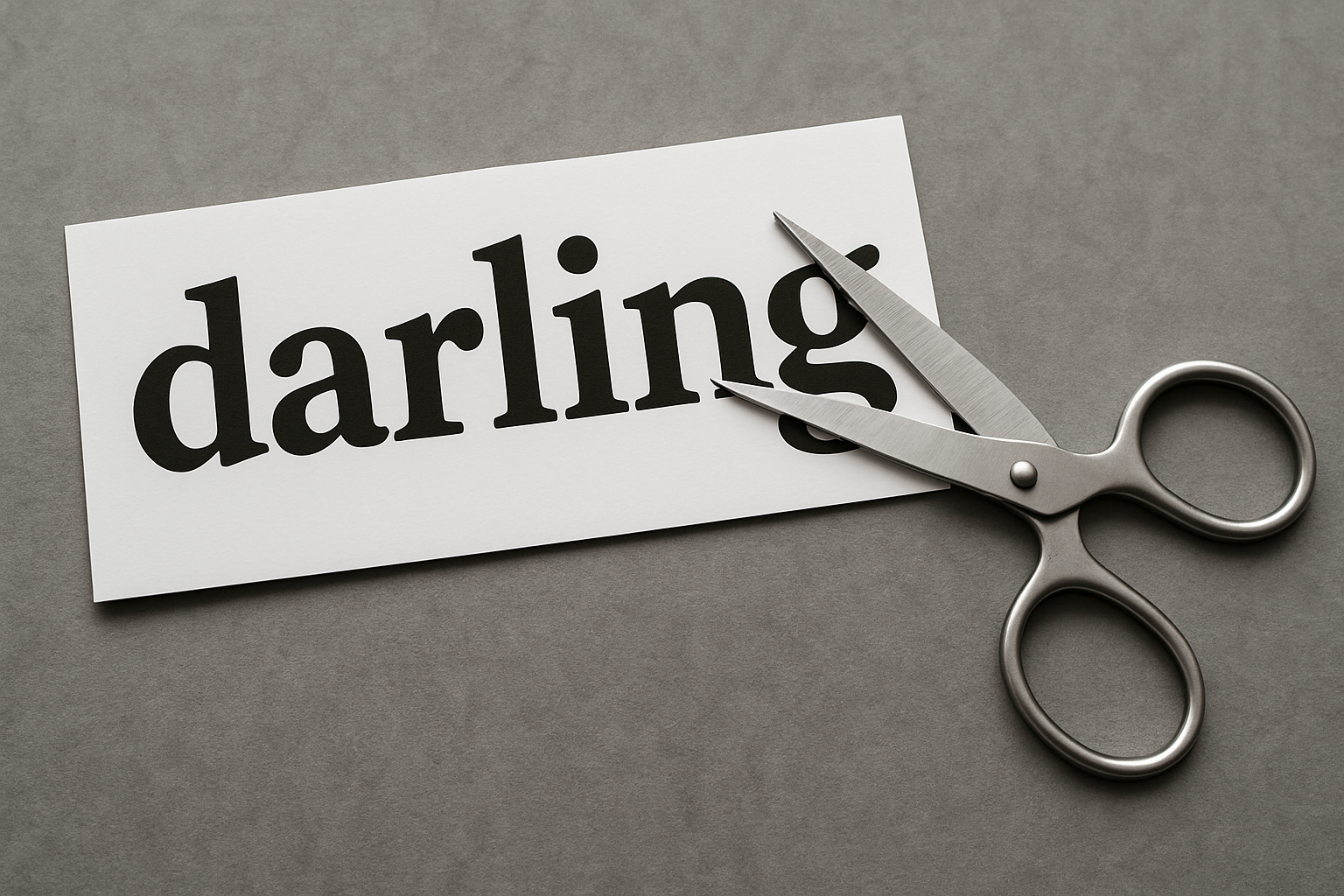 Cutting the Darlings: An Editor’s Guide to Overwritten Prose