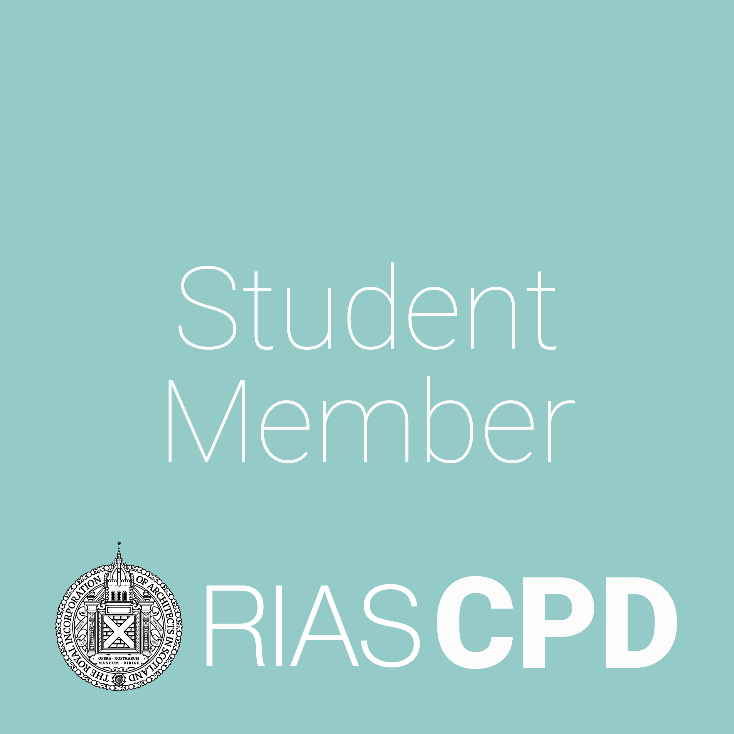 RIAS CPD: Planning Seminar 2026, Student Member