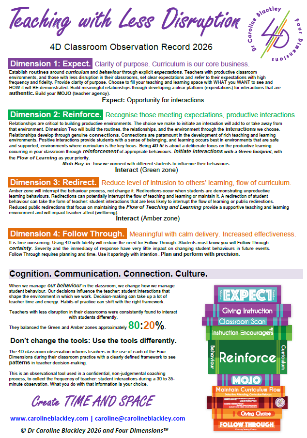 4D observation sheet 2026