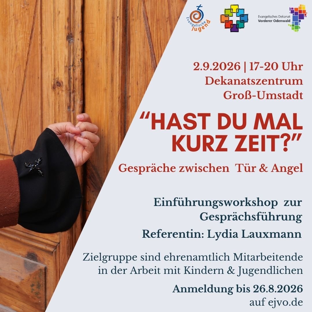 “Hast du mal kurz Zeit?” - Gespräche zwischen Tür und Angel