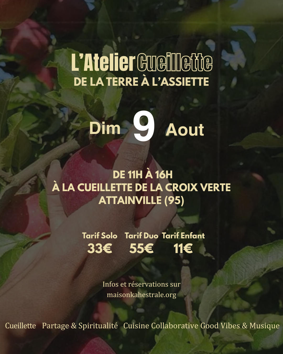 Atelier de la Cueillette à l'assiette
