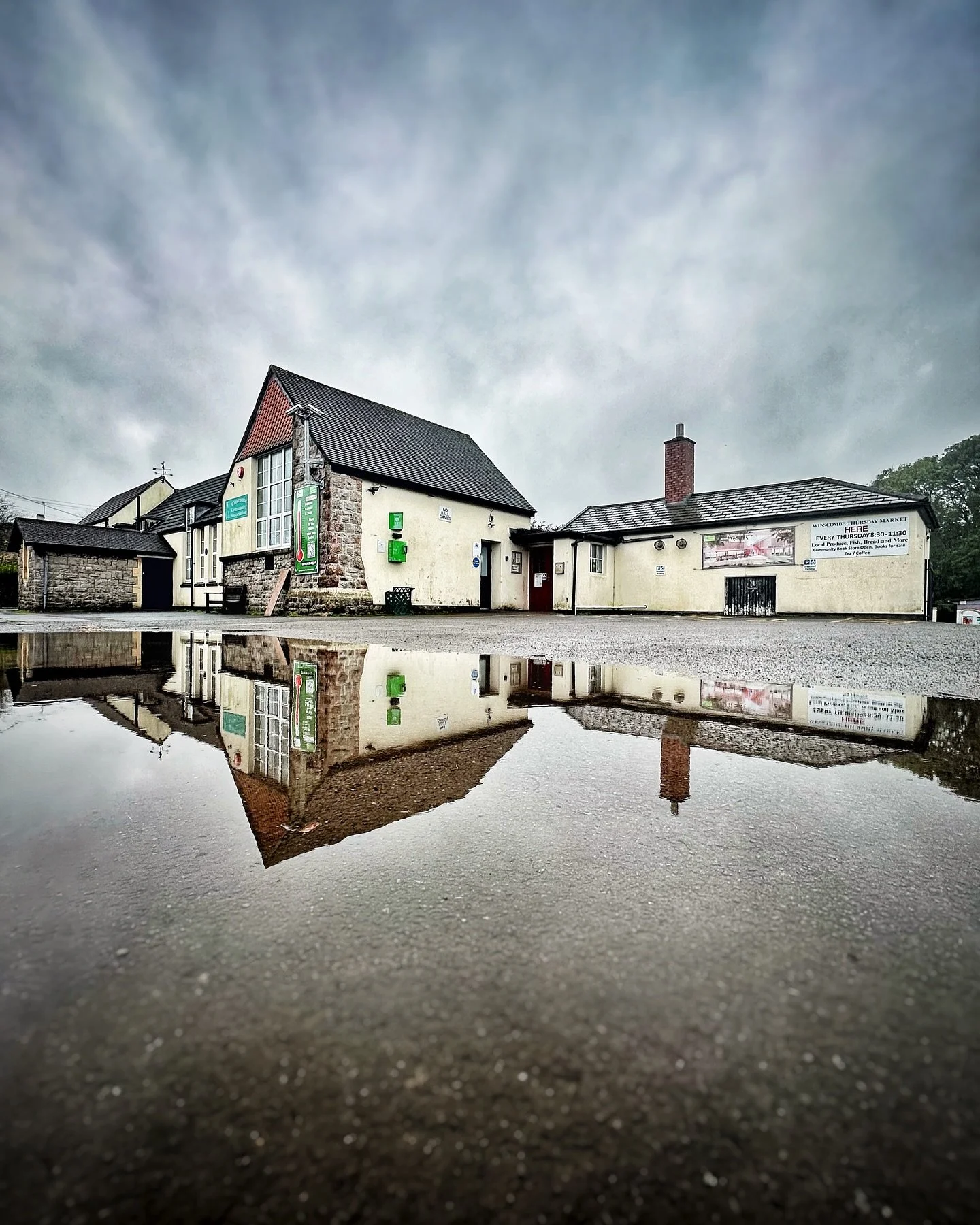 Rainy days often get a bad reputation, but there&rsquo;s something magical about walking in the rain, especially in autumn. This afternoon, I strolled into my village and passed by the community centre, and there it was&mdash;a big puddle reflecting 