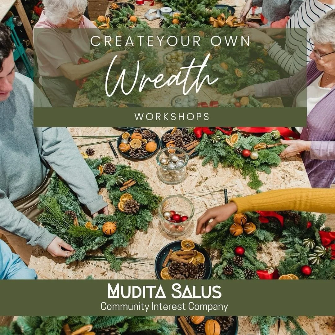 Making your own Festive wreath is easy and the perfect way to get into the festive spirit! 🌿 

Join us at our private Wellbeing Studio, Winscombe for a relaxed, creative workshop&mdash;bring a friend, enjoy the fun, and craft something beautiful tog