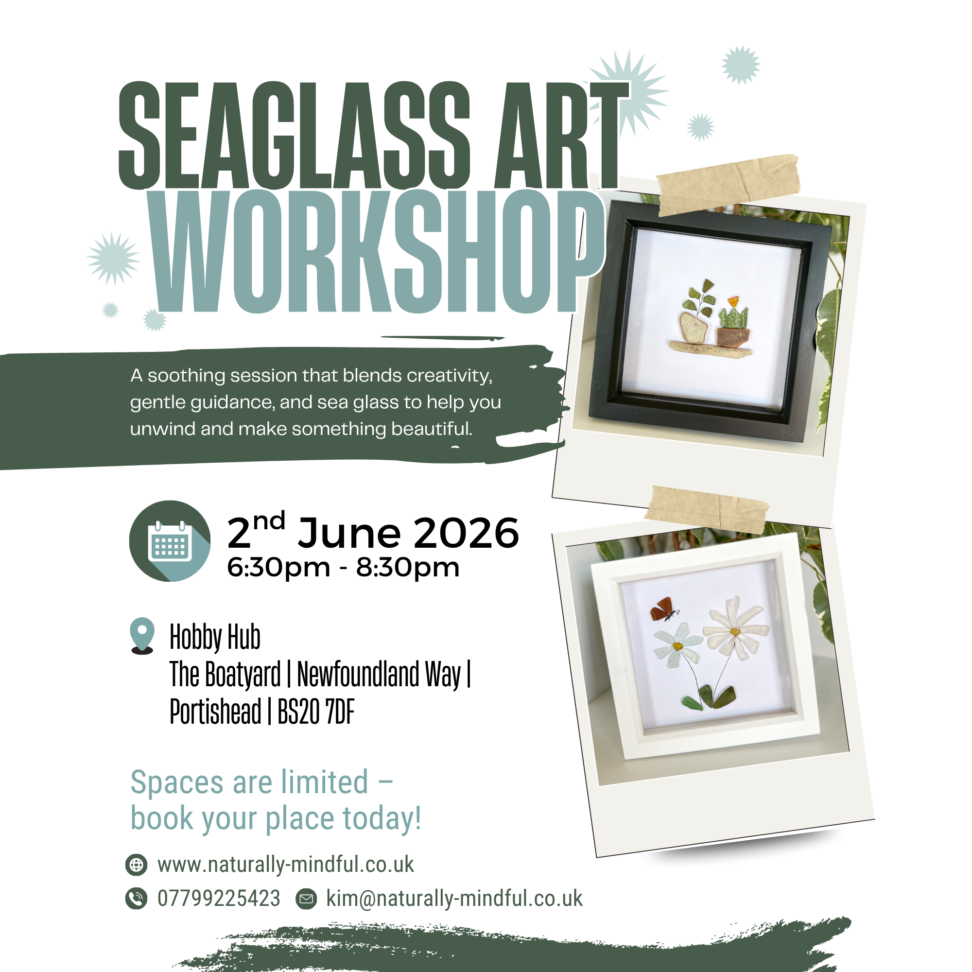 Sea Glass Art Workshop – Portishead 