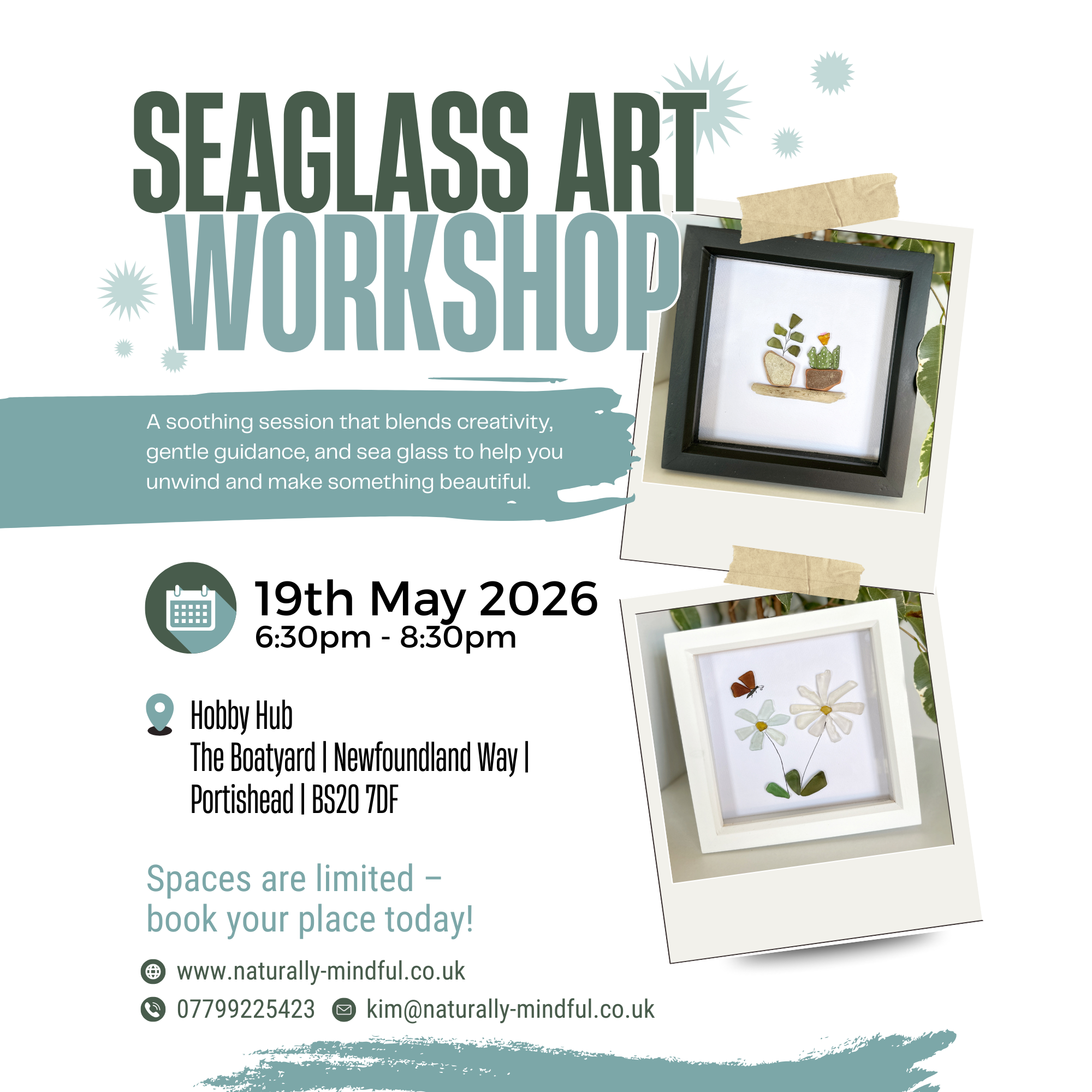 Sea Glass Art Workshop – Portishead - May
