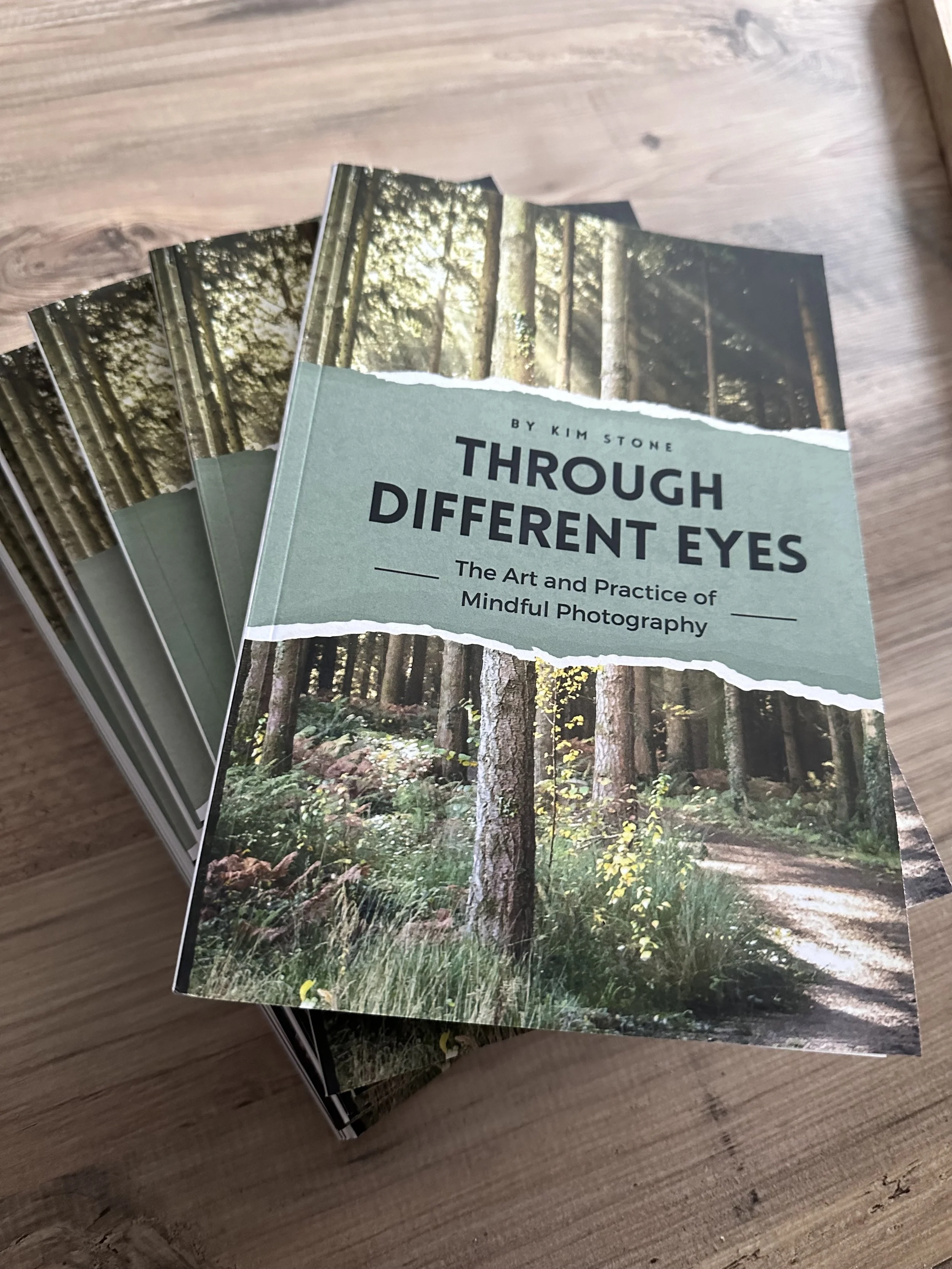 Copies of book - Through Different Eyes - The Art and Practice of Mindful Photography