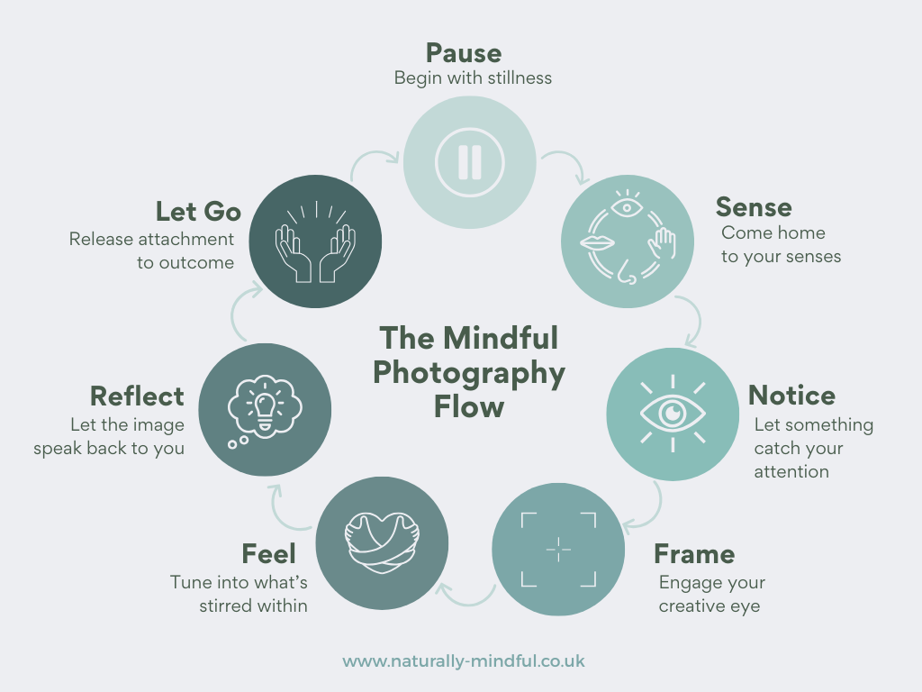 Diagram: The Mindful Photography Flow