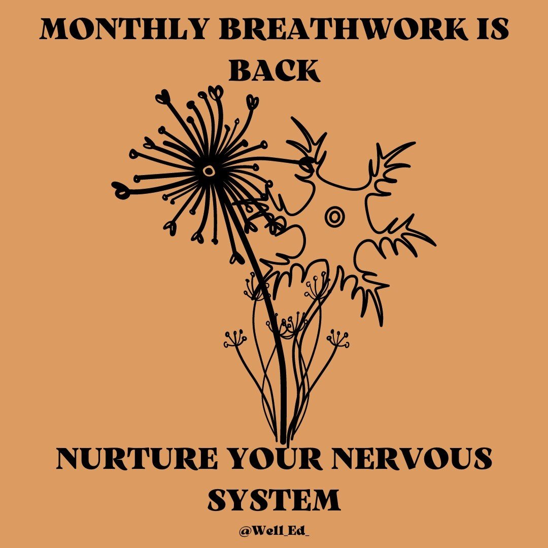 Monthly drop-in breathwork is back! Join me the first Monday of each month for a sweet, sweet combo of mindfulness, movement, and breathwork.
Link in bio
.
#breathe #breathwork #welled #selfcare #somatics #mindbody #rest #radicalrest