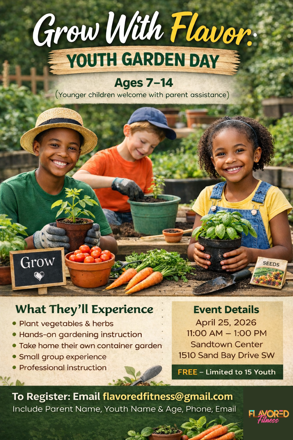 Grow With Flavor: Youth Garden Day