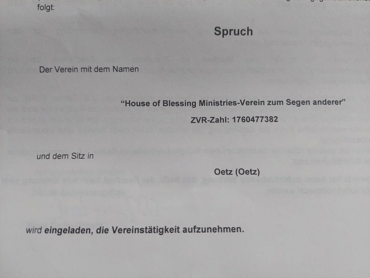 Ja, wir machen  es! Verein gegründet. Christ4Families kann starten!