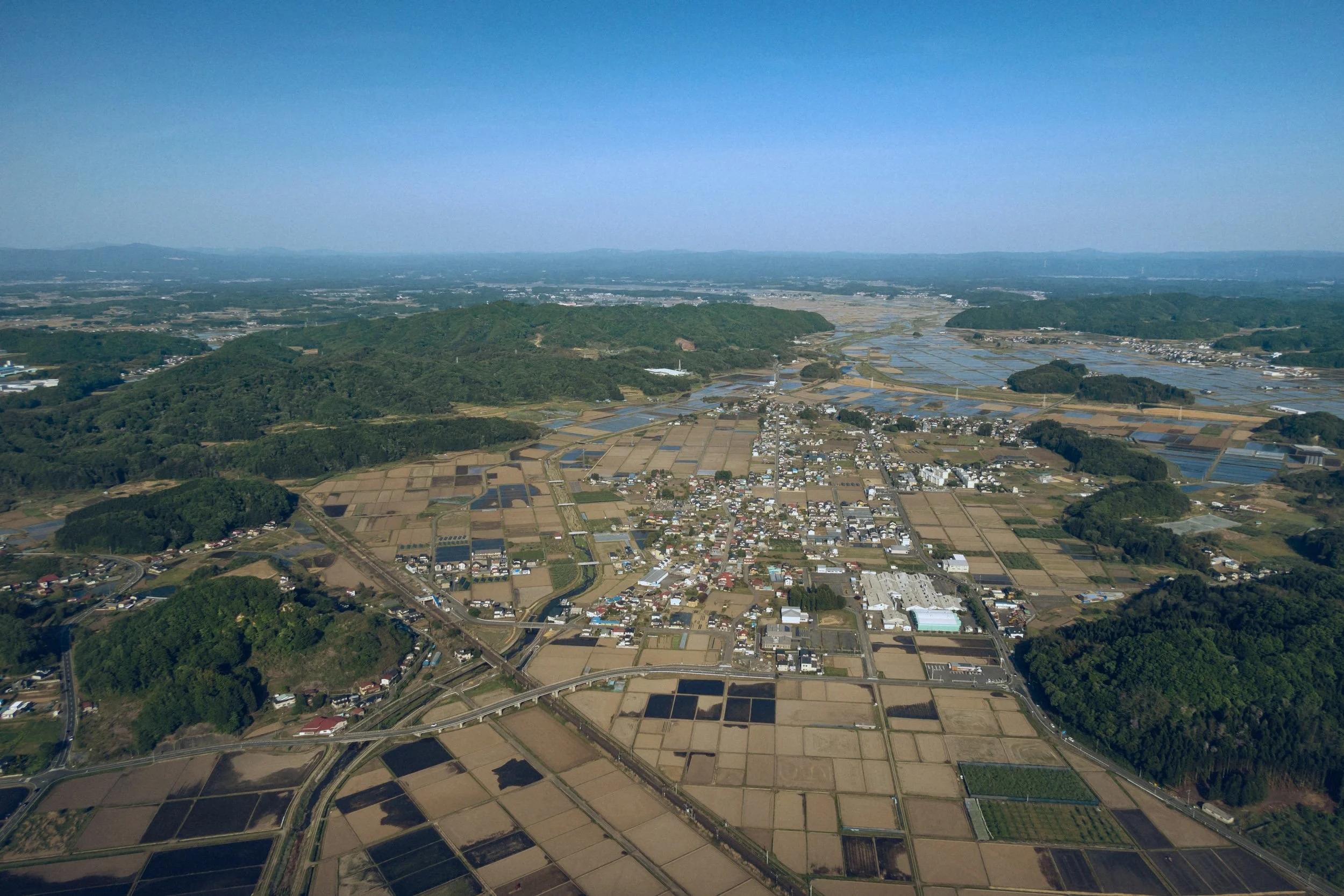 100km地点、白河　Shirakawa, 100km point