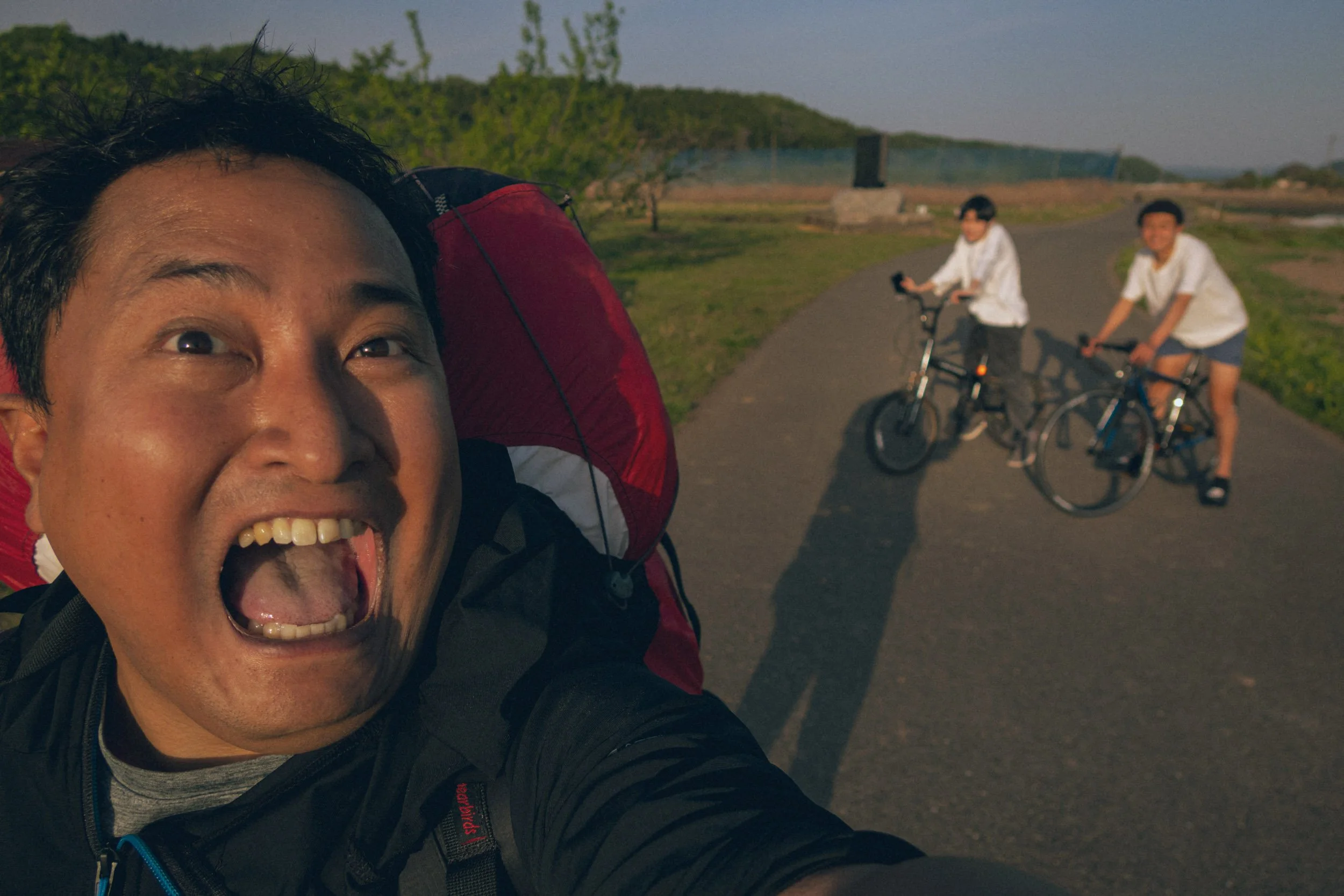 ランディングしたら声をかけてきた高校生　They came to see me when I landed