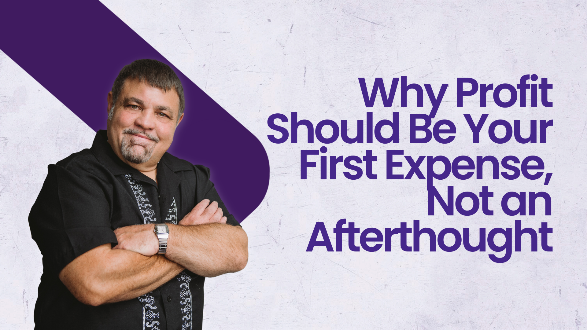 Why Profit Should Be Your First Expense, Not an Afterthought