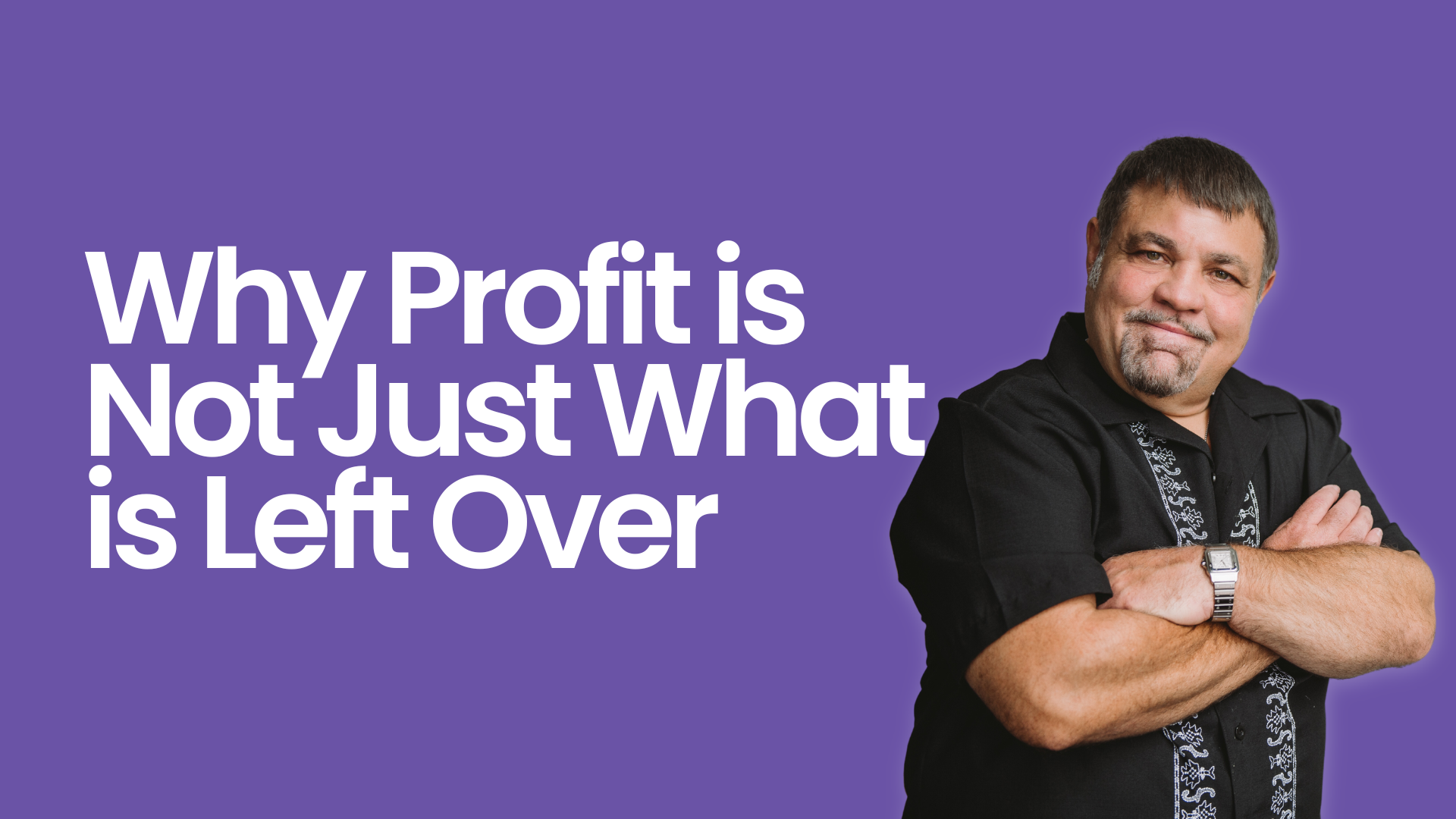 Why Profit is Not Just What is Left Over