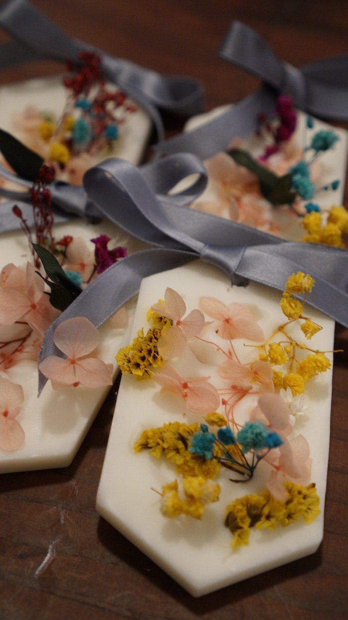 camei in cera di soia profumata