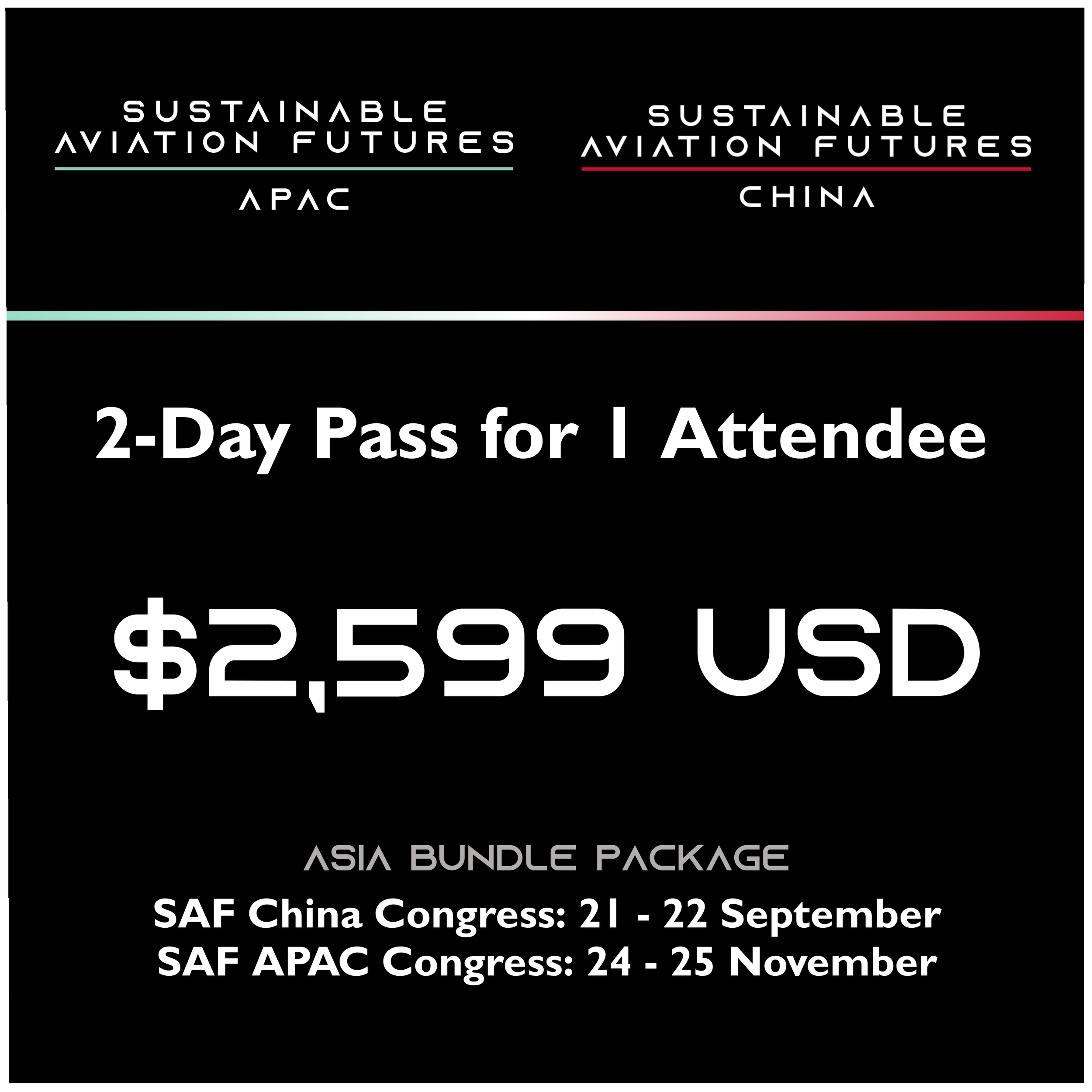 Individual 2-Day Pass (Asia Bundle)